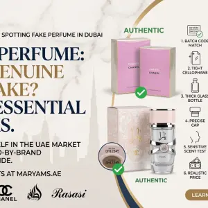 How to Spot Fake Perfume in Dubai / UAE: The Complete 2026 Authenticity Guide