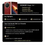 HONOR Magic V6 5G 16GB 512GB Red with Honor Watch 12M Screen protection & Extended Warranty TDRA version | UAE Version