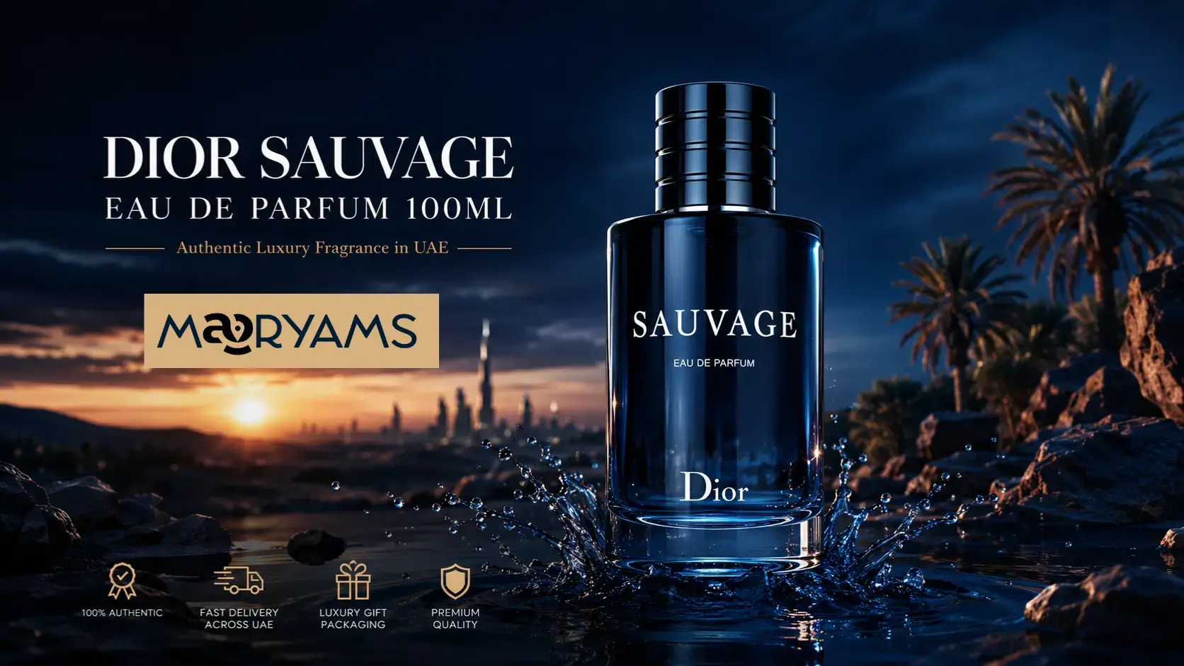 Buy Dior Sauvage EDP 100ml in UAE Authentic Bottle