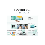 X6c Dual SIM 4G Ocean Cyan 6GB RAM 256GB - Middle East Version