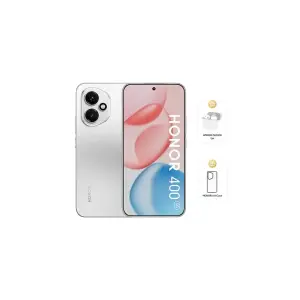 Honor 400 5G Dual SIM Meteor Silver 12GB RAM 512GB With Free HONOR CHOICE E6i Earbuds And Case - Middle East Version