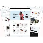 Ecommerce Website Development, Admin panel with Free Hosting and Domain