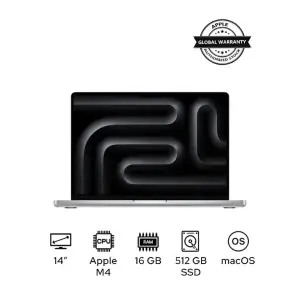 MacBook Pro MW2U3 Liquid XDR Retina 14-Inch Display, M4 Chip 10-Core CPU 10-Core GPU Processor/16GB RAM/512GB SSD/macOS English Space Black